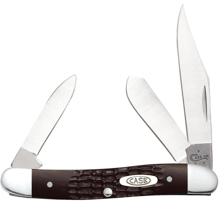 Brown Synthetic Medium Stockman Pocket Knife - Case® Knives